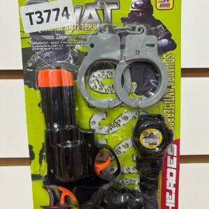 T3774  ;  SET POLICIAL EN BLISTER   ;  240 UNI  ;  1.38