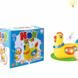 T4180  ;  GALLINA PONE HUEVOS MUSICAL   ;  72 UNI  ;  5.59