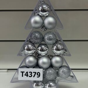 T4379  ;  GLOBOS 3CM EN ARBOL x 17PC   ;  48 UNI  ;  2.20