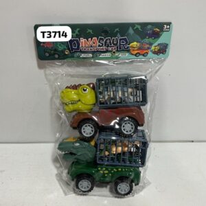T3714  ;  SET 2 CAMIONES JAULA DINO   ;  144 UNI  ;  4.21